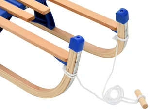 vidaXL Składane sanki drewniane, 110 cm - Sanki i ślizgacze - miniaturka - grafika 7