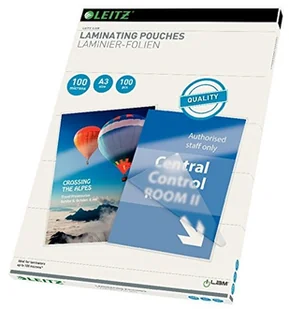 Leitz Folia laminacyjna A3 100mic UDT (100) ET5586 - Folie do laminatora - miniaturka - grafika 2