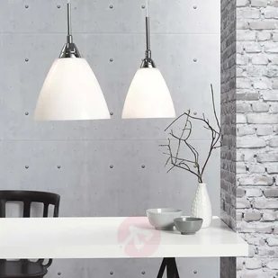 Nordlux Lampa wisząca READ z białego opalowego szkła 20 cm - Lampy sufitowe - miniaturka - grafika 4