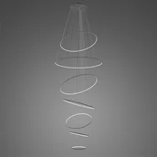 Lampy sufitowe - Altavola Design Lampa wisząca Ledowe okręgi No.7 czarna 3k ściemnialna - miniaturka - grafika 1