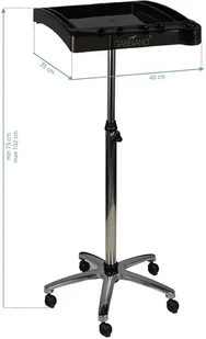 ACTIVESHOP Gabbiano Pomocnik Fryzjerski 265 Czarny 10003_131817 - Pozostałe akcesoria fryzjerskie - miniaturka - grafika 4