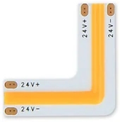 Taśmy LED - Led Line Łącznik do taśm COB LED CLICK kątowy 6000K 10 mm 2 PIN Typ L 12W 478474 - miniaturka - grafika 1