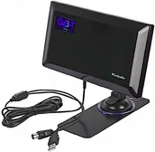 Anteny TV - Antena Tv Pokojowa DVB-T/T2 Uhf Vhf + Wzmacniacz - miniaturka - grafika 1