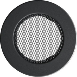 KNAP Kratka kominkowa OKRĄGŁA 100 GRAFIT wys. 100 x szer. 100 x gł. 45 mm KNAP - Akcesoria kominkowe - miniaturka - grafika 2