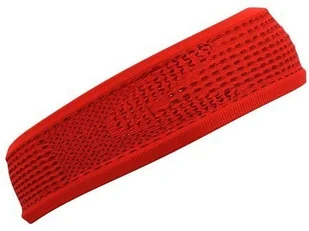 Compressport opaska na głowę THIN HEADBAND ON/OFF V3 czerwona - Czapki i chusty sportowe męskie - miniaturka - grafika 3