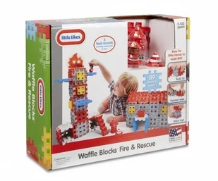 Little Tikes Klocki WAFFLE BLOCKS Straż pożarna i strażak - Klocki - miniaturka - grafika 5