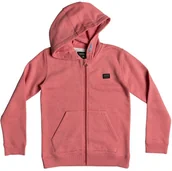 Bluzy dla chłopców - Quiksilver bluza ęca SUMMER 66 ZIP YOUTH Mineral Red Heather MMZH - miniaturka - grafika 1