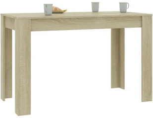 vidaXL Stół jadalniany, kolor dąb sonoma, 120x60x76 cm, płyta wiórowa - Stoły - miniaturka - grafika 3