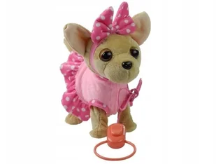 Import LEANToys Interaktywny Piesek Na Smyczy + Akcesoria Kokardka 3979 - Zabawki interaktywne dla dzieci Import LEANToys Interaktywny Piesek Na Smyczy + Akcesoria Kokardka 3979 - Zabawki interaktywne dla dzieci - miniaturka - grafika 3