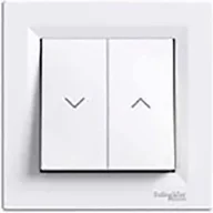 Wyłączniki światła i elektryczne - Schneider Asfora łącznik żaluzjowy podtynkowy podwójny biały EPH1300521 - miniaturka - grafika 1