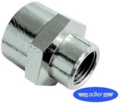 Akcesoria pneumatyczne - ADLER Redukcja gwint wewnętrzny 1/4"" na gwint wewnętrzny 3/8"" - (0133.4) ADL_0133.4 - miniaturka - grafika 1