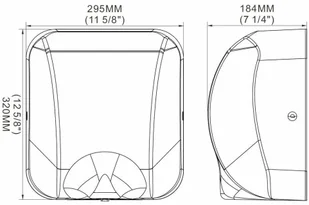 445 SZANI Suszarka do rąk automatyczna bezdotykowa czarna stal nierdzewna 44578406 78406-uniw - Suszarki do rąk i włosów 445 SZANI Suszarka do rąk automatyczna bezdotykowa czarna stal nierdzewna 44578406 78406-uniw - Suszarki do rąk i włosów - miniaturka - grafika 2
