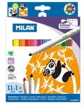 MILAN 80093 Flamastry - 11 kolorów + 1 flamaster do usuwania kolorów 80093 - Flamastry - miniaturka - grafika 2