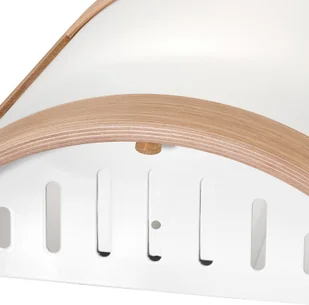 Euluna Kinkiet Zanna z drewna, wysokość 22 cm, jasny dąb - Lampy ścienne - miniaturka - grafika 3