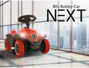 BIG Nowoczesny jeździk Bobby Car Next Światła LED 56230 - Jeździki dla dzieci - miniaturka - grafika 7