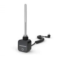 Zawory i kraniki - WARMTEC Grzałka do grzejnika łazienkowego 800W Warmtec NEX czarny mat z programatorem NEX-800-CZ - miniaturka - grafika 1