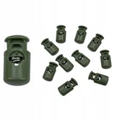 Akcesoria turystyczne - Mil-Tec Stopery do Sznurka 10 Sztuk Olive - miniaturka - grafika 1