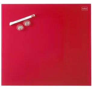 Nobo Tablica szklana Diamond 45x45, Czerwona 1903955 - Tablice i flipcharty - miniaturka - grafika 2