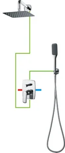 Omnires Ebro SYSEB10X - Zestawy prysznicowe - miniaturka - grafika 3