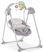 Leżaczki i huśtawki - Chicco Polly Swing Up Silver - miniaturka - grafika 1