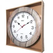 Zegary - Atrix Zegar z drewnopodobną ramką / rustykalny T1217R - miniaturka - grafika 1