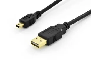 Assmann Kabel USB połączeniowy USB 2.0 HighSpeed dwustronny USB A/miniUSB B męskie - męskie (AK-300123-018-S) - Kable USB - miniaturka - grafika 5