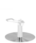 Pozostałe akcesoria fryzjerskie - ACTIVESHOP PODSTAWA DO FOTELA FRYZJERSKIEGO OKRĄGŁA INOX L010 - miniaturka - grafika 1