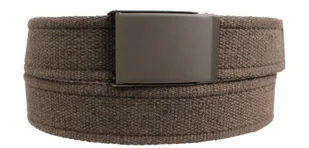 Arucce (PL) Pasek Parciany Arucce Bawełniany PARCIAK 40 mm Z CZEKOLADOWĄ Klamrą Zatrzaskową CZEKOLADOWY Szeroki - Paski - miniaturka - grafika 3