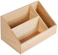 Akcesoria gastronomiczne - Olympia Drewniany pojemnik na przybory do herbaty | 160x285x(H)150mm GL090 - miniaturka - grafika 1