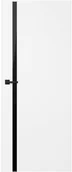 Drzwi wewnętrzne - Drzwi pokojowe Exmoor 70 prawe białe czarna szyba OPWHF000001KF - miniaturka - grafika 1