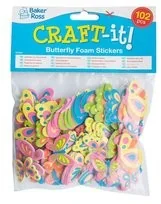Baker Naklejki piankowe Motylki ROSS - Przybory szkolne - miniaturka - grafika 3