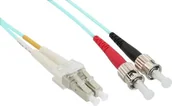 Kable miedziane - InLine 88503P LWL Duplex Cable (LC wtyczka do wtyczki ST, OM4, 3 m) 4043718177998 - miniaturka - grafika 1
