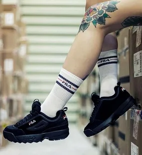 Fila Skarpetki NORMAL SOCKS 3 PARY WHITE - F9092-300 KZS-8300958852907 - Skarpetki męskie - miniaturka - grafika 3