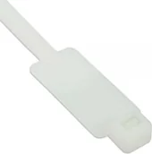 Tuning komputera - akcesoria - InLine Organizer Opaski zaciskowe na kable z miejscem na etykiete długość 200 mm szerokośc 4.8 mm 100 sztuk białe 59967F 59967F - miniaturka - grafika 1