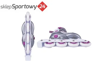 Worker ŁYŻWOROLKI 2W1 ARON BIAŁ ROZM L 40-43 7095-L - Rolki - miniaturka - grafika 3