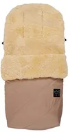 Kołdry i poduszki dla dzieci - Kaiser 6542031 Wózek śpiworek paat z jagnięcej skóry, kolor piaskowy - miniaturka - grafika 1