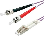 Kable miedziane - Value 50/125m OM4 LC/ST Fioletowy 1 m 21998771 - miniaturka - grafika 1