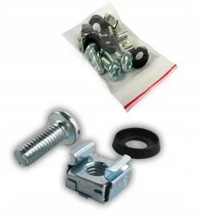 Intellinet Network Solutions Network Solutions zestaw montażowy śruba koszyczek podkładka 4szt szary 601948 - Szafy rack - miniaturka - grafika 4