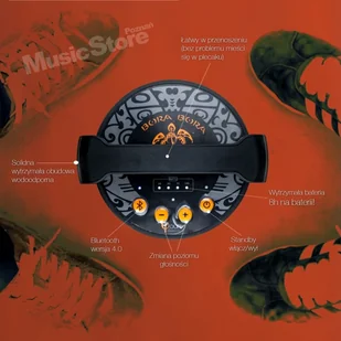 Audiophony Głośniki Audio phony Bora Bora PC/Station MP3 RMS 5 W HM10174 - Akcesoria do MP3 - miniaturka - grafika 5