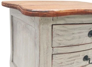 vidaXL Szafka nocna, lite drewno z odzysku, 48 x 35 64 cm - Szafki nocne - miniaturka - grafika 5