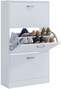 VCM VCM Szafka na buty Sipos (L, Biały) 4051814367908 - Szafki na buty - miniaturka - grafika 2