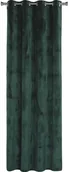 Zasłony - Uniglob Zasłona VELVET ciemnozielona 140 cm x 260 cm - miniaturka - grafika 1