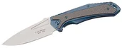 Plecaki - Herbertz Nóż  scyzoryk, stal nierdzewna AISI 420, Frame Lock, niebieska zeszyt, jednostronnie carbonauflage, stal nierdzewna Clip 576712 - miniaturka - grafika 1