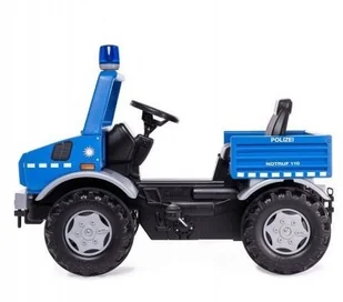 Rolly Toys Ciężarówka Samochód na pedały Unimog Merc-Benz Policja 038251 - Jeździki dla dzieci - miniaturka - grafika 5