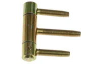 Akcesoria do drzwi - Pol-soft Zawiasa 3-cz. 20 z zabezpieczeniem ocynk złoty - miniaturka - grafika 1