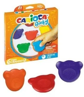 Carioca Kredki Misiaki Baby 6 kolorów - Przybory szkolne - miniaturka - grafika 2