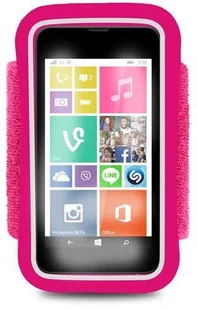 Puro PURO Running Band - Uniwersalna frotka do biegania do smartfonów max 4.3" + key pocket (różowy) UNIRUNLPNK - Etui i futerały do telefonów - miniaturka - grafika 4