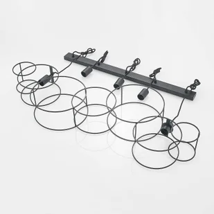 Lucande Lucande Andrik lampa wisząca, 5-pkt., okręgi - Lampy sufitowe - miniaturka - grafika 3