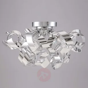 Lampenwelt Piękna chromowa lampa sufitowa Elviro - Lampy sufitowe - miniaturka - grafika 3