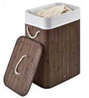 Kosze na bieliznę - MBR Kosz Pojemnik Na Pranie Brązowy Z Pokrywą 72L 300342_Waschekorb_72braun - miniaturka - grafika 1